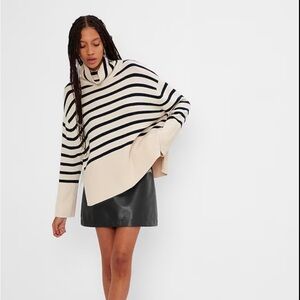 Gap Split Hem Turtleneck Sweater Sz